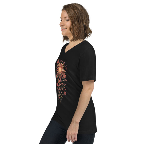 T-shirt Soleil floral bohème