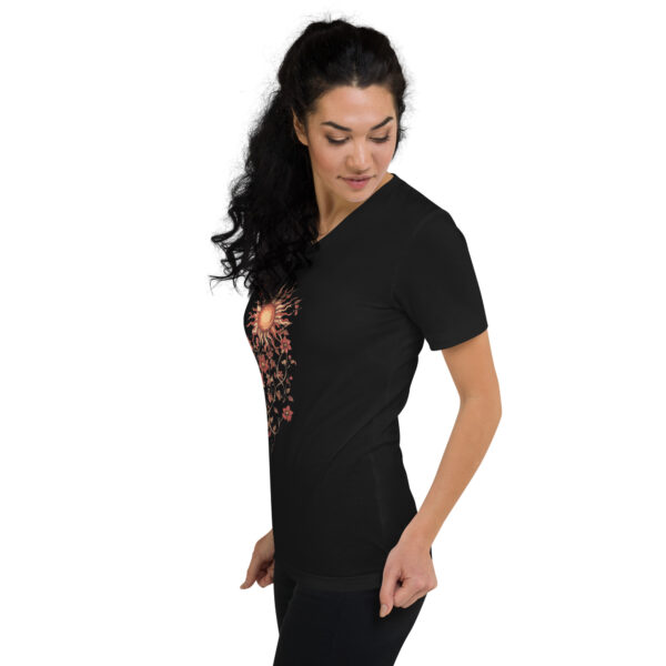 T-shirt Soleil floral bohème