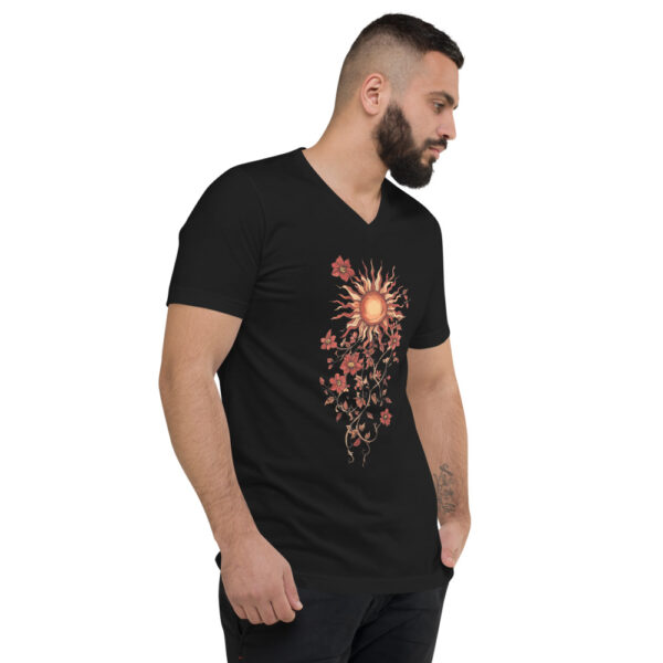 T-shirt Soleil floral bohème