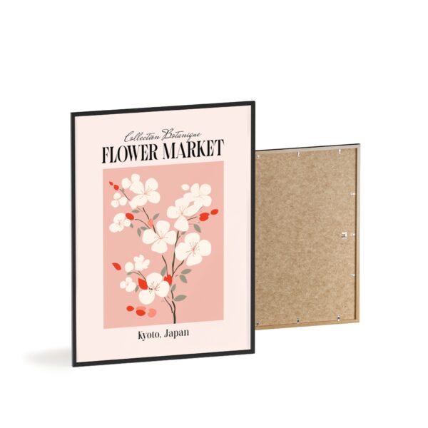 affiche fleur de cerisier poster japonais Kyoto