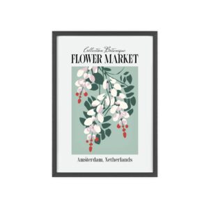 Affiche Flower Market – Glycine d’Amsterdam